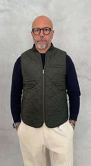 Smanicato BLEEKER Wool Check Reversible Owl 5020 - Green