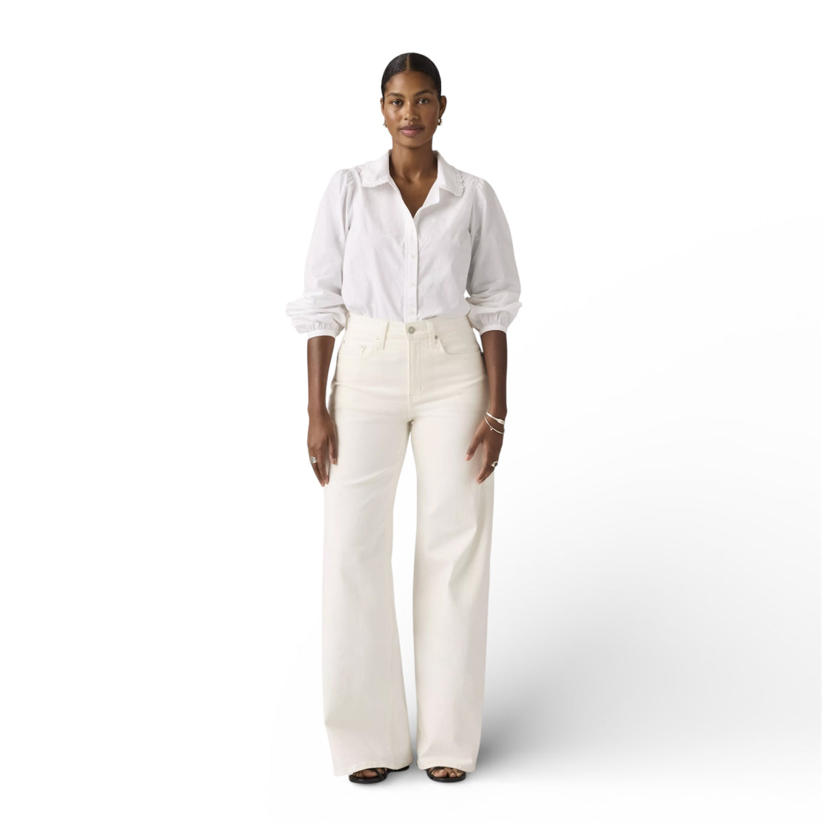 Jeans LEVI'S 728 HR WIDE LEG 0039B-0020 - Ecru Now