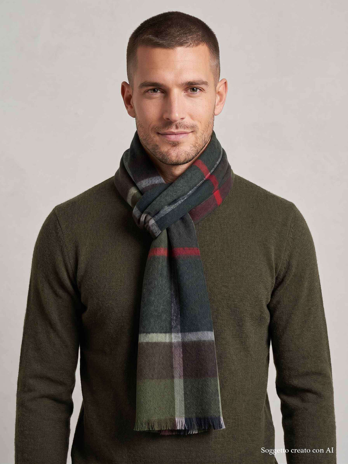 Sciarpa BARBOUR LSC0129 TN43 - Shadow Classic Tartan