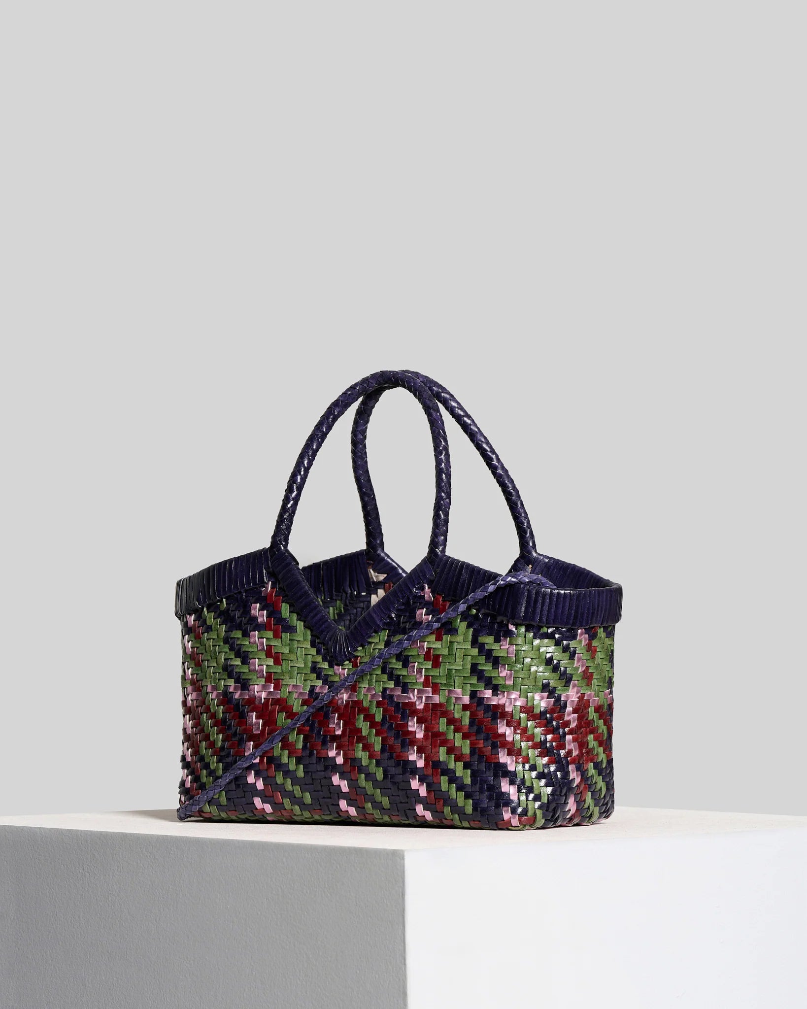 Borsa VIPERA MONET MADRAS - Blu/Green/Barolo/Lilac
