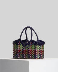 Borsa VIPERA MONET MADRAS - Blu/Green/Barolo/Lilac