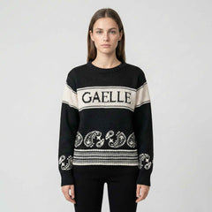 Pullover paricollo balza GAELLE PARIS GAABW07206 - Nero
