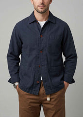 Giacca CHESAPEAKE'S Linen St. Malo - Navy