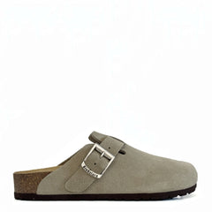 Ciabatta BIONATURA 11VEGAS - Scamosciata Taupe