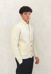 MASQ M1177 7 0125 Button Down Jacket - Cream