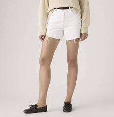 Short LEVI'S Ribcage 005DS-0007 Tooth Fairy Raw - Bianco