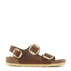 Birkenstock slipper 1024067 Milano Big Buckle Cognac