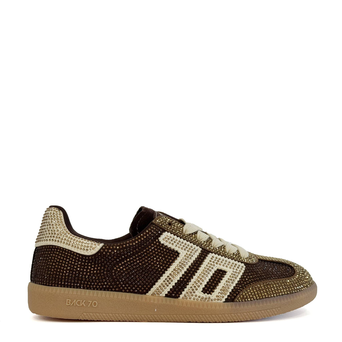 Sneaker BACK 70 CLOUD STAR001 - Strass Coffee/Gold