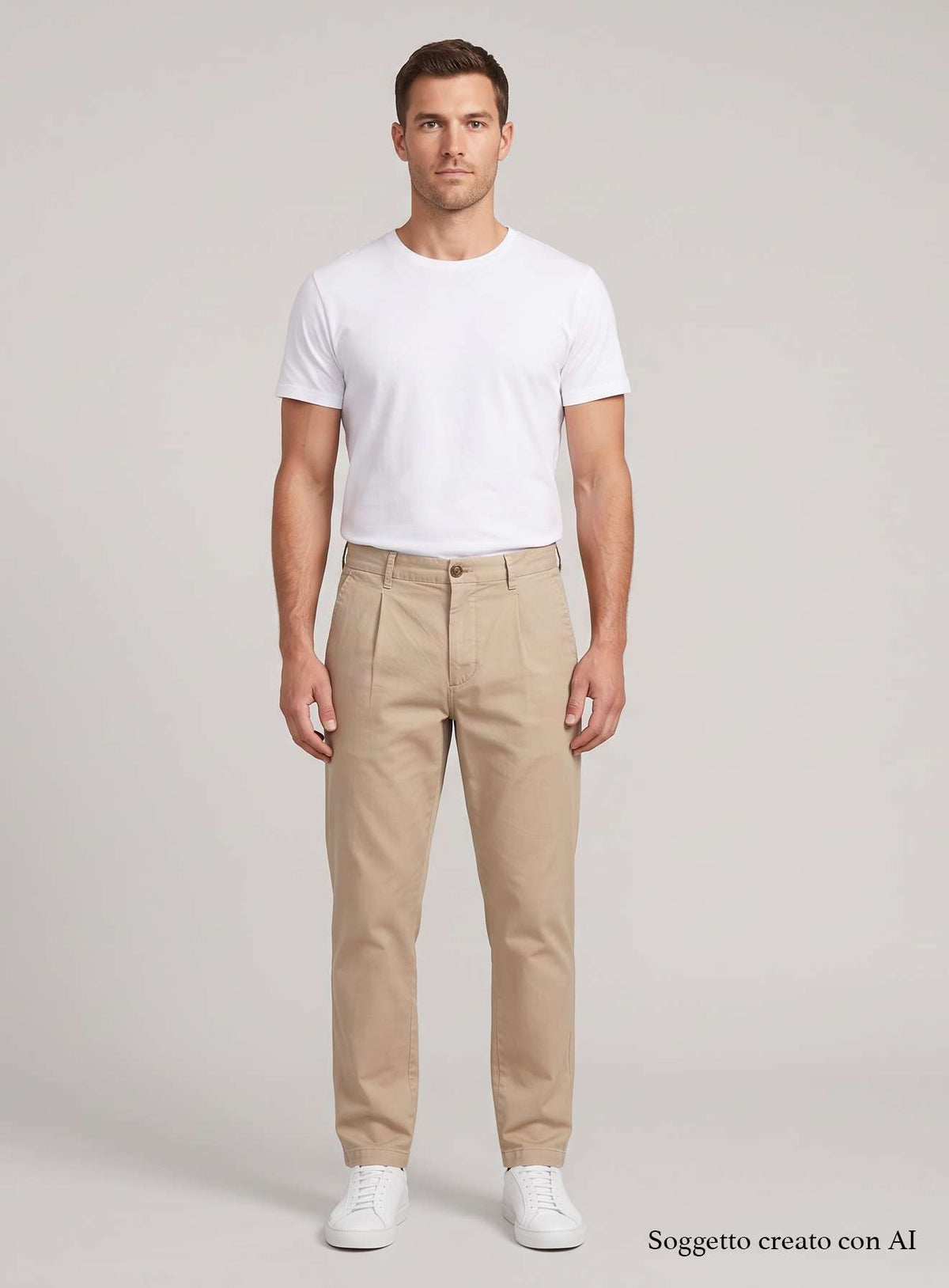 Pantalone S001 PIRRO85GAB - Sand