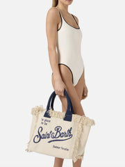 Borsa a spalla SAINT BARTH VANITY 02564L - Beige/Blu