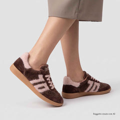 Sneaker BACK 70 MOHAIR 101 Coffee/Pink