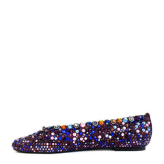 Ballerina KURT GEIGER Jewel Perf - Suede Purple
