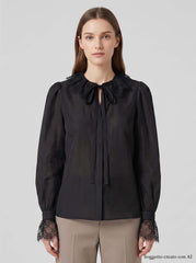 Camicia pizzo TWINSET ACTITUDE 2232 - Nero