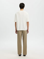 Polo SELECTED Knit 16100074 - Egret