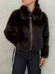 Pelliccia BULLY 7229 Eco Fur - Testa di moro