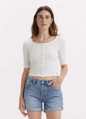 Dry Goods Top With Buttons LEVI'S A7259-0003 - Egret