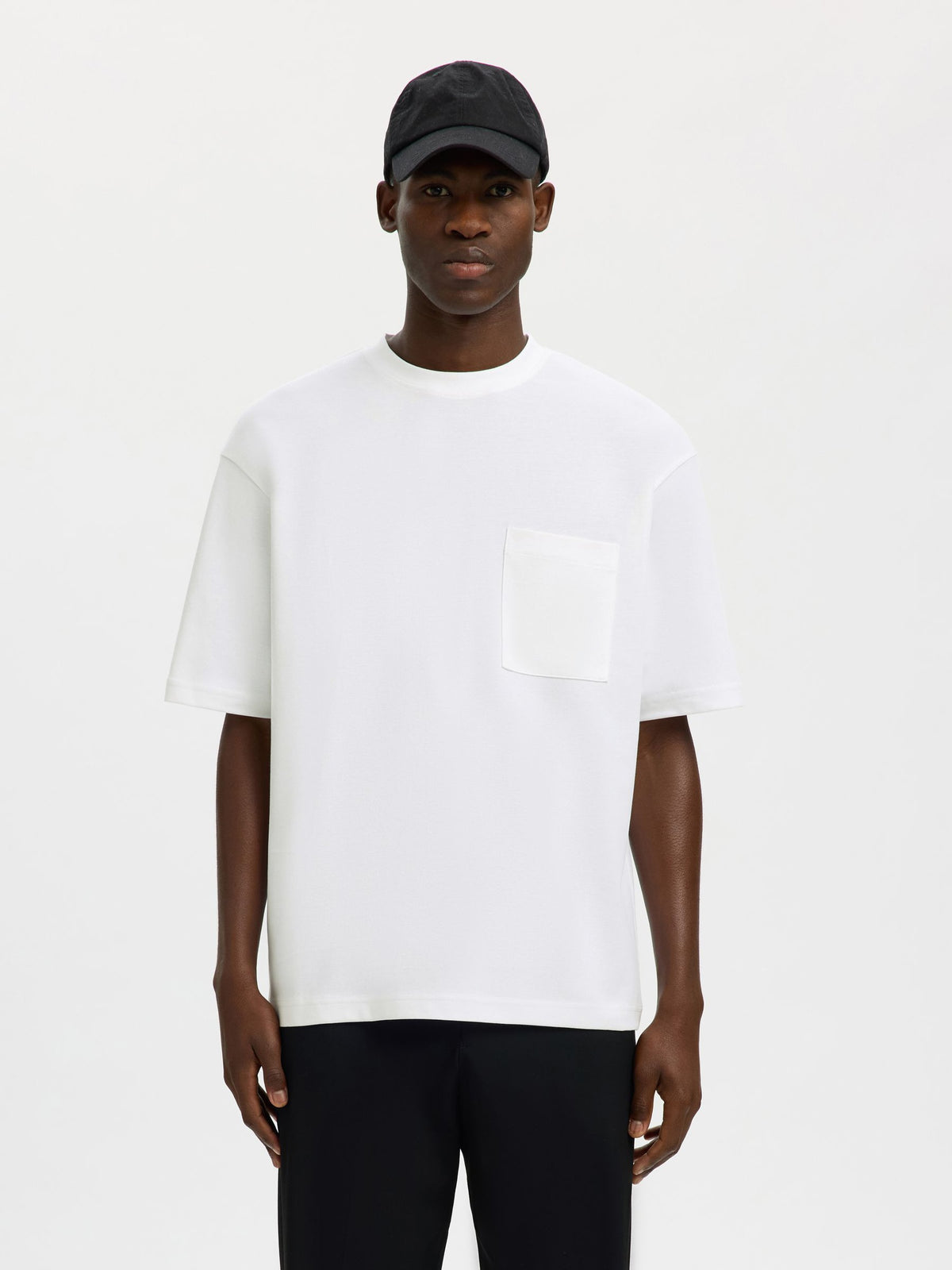 T-shirt taschino SELECTED 16100137 - Bright White