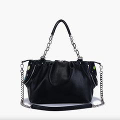 Borsa Shopping LA CARRIE SMILES SYNT. TUMBLED 152M-MG-146 - Black