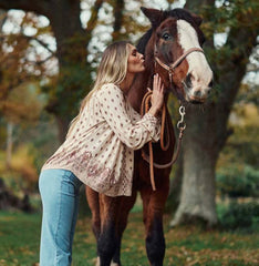 Camicia LA PETIT ETOILE Brune - Floreale
