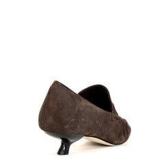 Mocassino con tacco JVAM 40914 Portia - Brown Suede