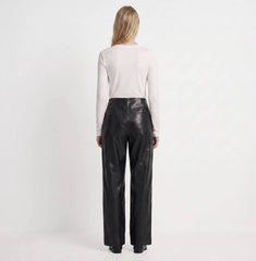 Pantalone vita alta ARTLOVE ORALIE - Black