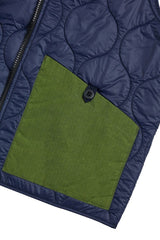 Gilet MANIFATTURA CECCARELLI 6920 - Navy/Green