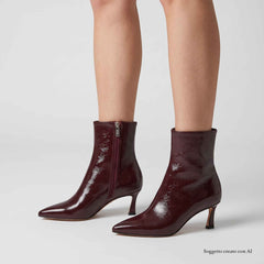 Stivaletto STEVE MADDEN LULAH - Wine Crinkle Patent