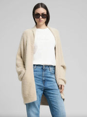Cardigan lungo REPLAY DK3917.000.G23916. 022 - Panna