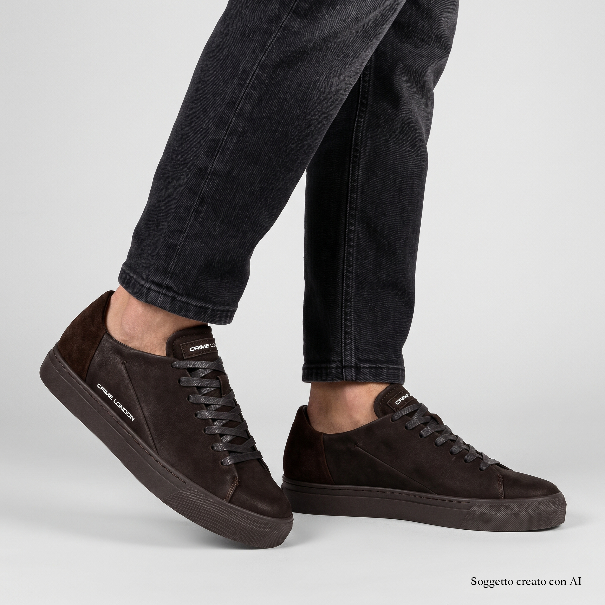Sneaker CRIME LONDON 10805AA9 AMUSE - Dark Brown