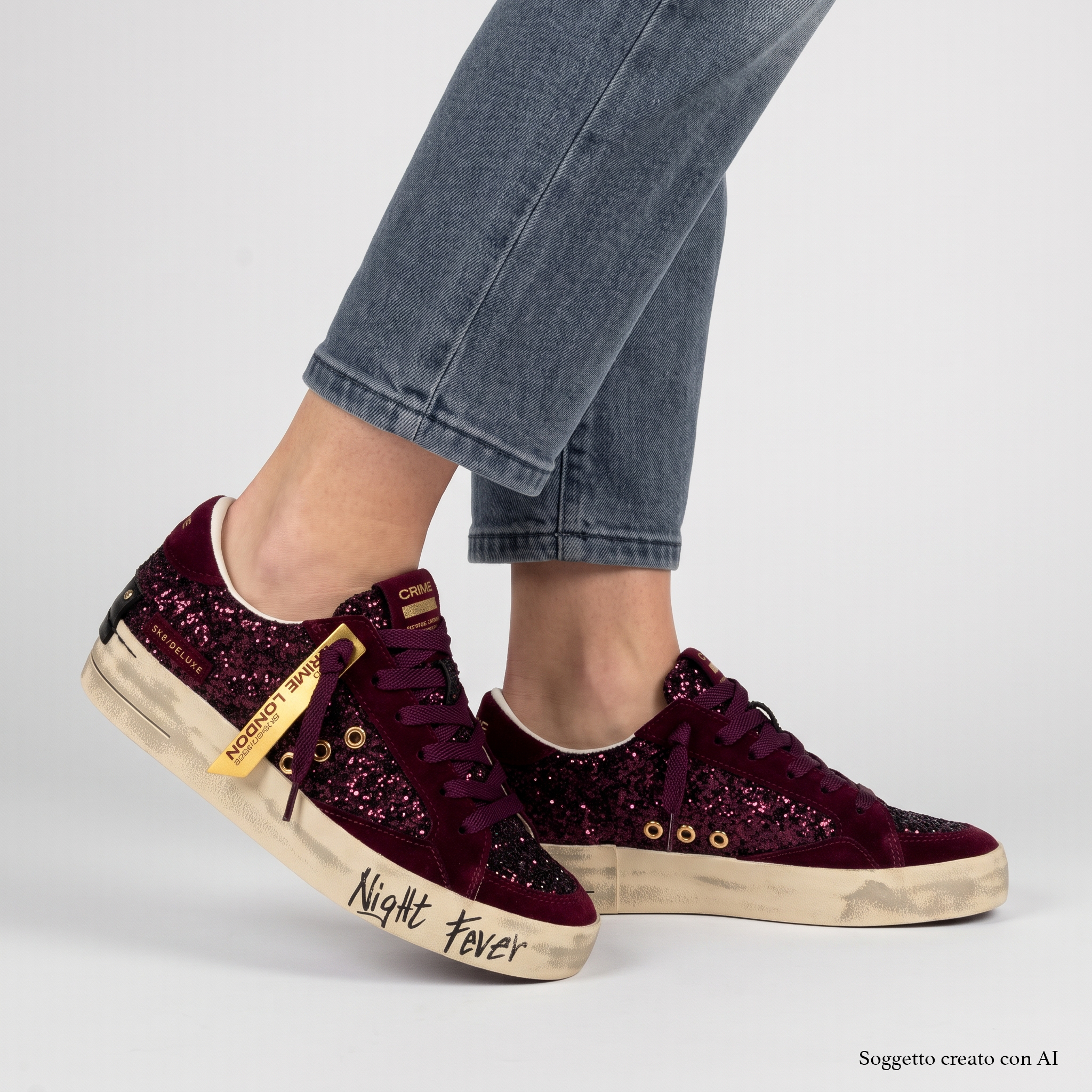 Sneaker CRIME LONDON 23100AA9 SKATE - Ruby Fever