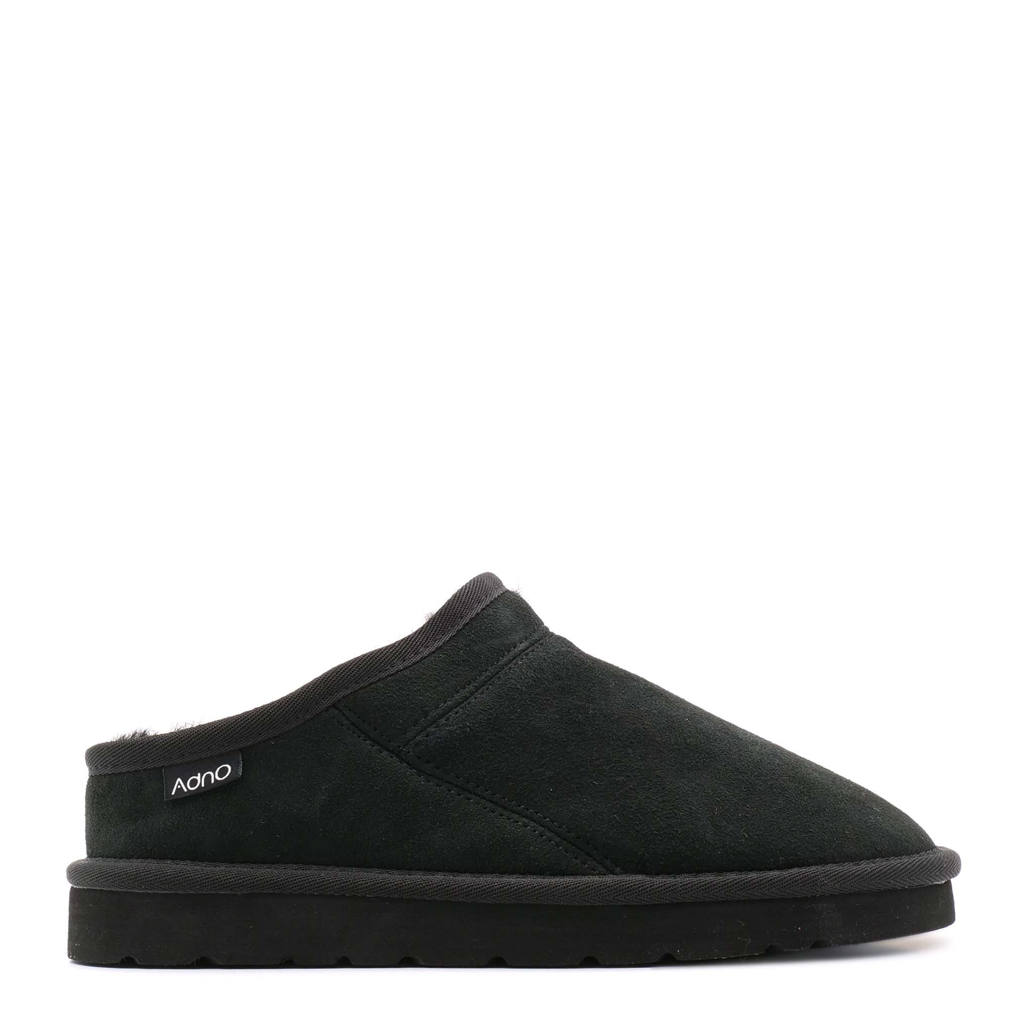 Ciabatta ADNO Lull slide 5.0 Sheep Skin - Black - Sergio Fabbri