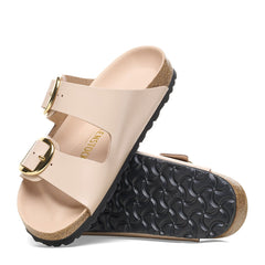 BIRKENSTOCK ARIZONA BIG BUCKLE SHINE slipper New Beige - 1026553