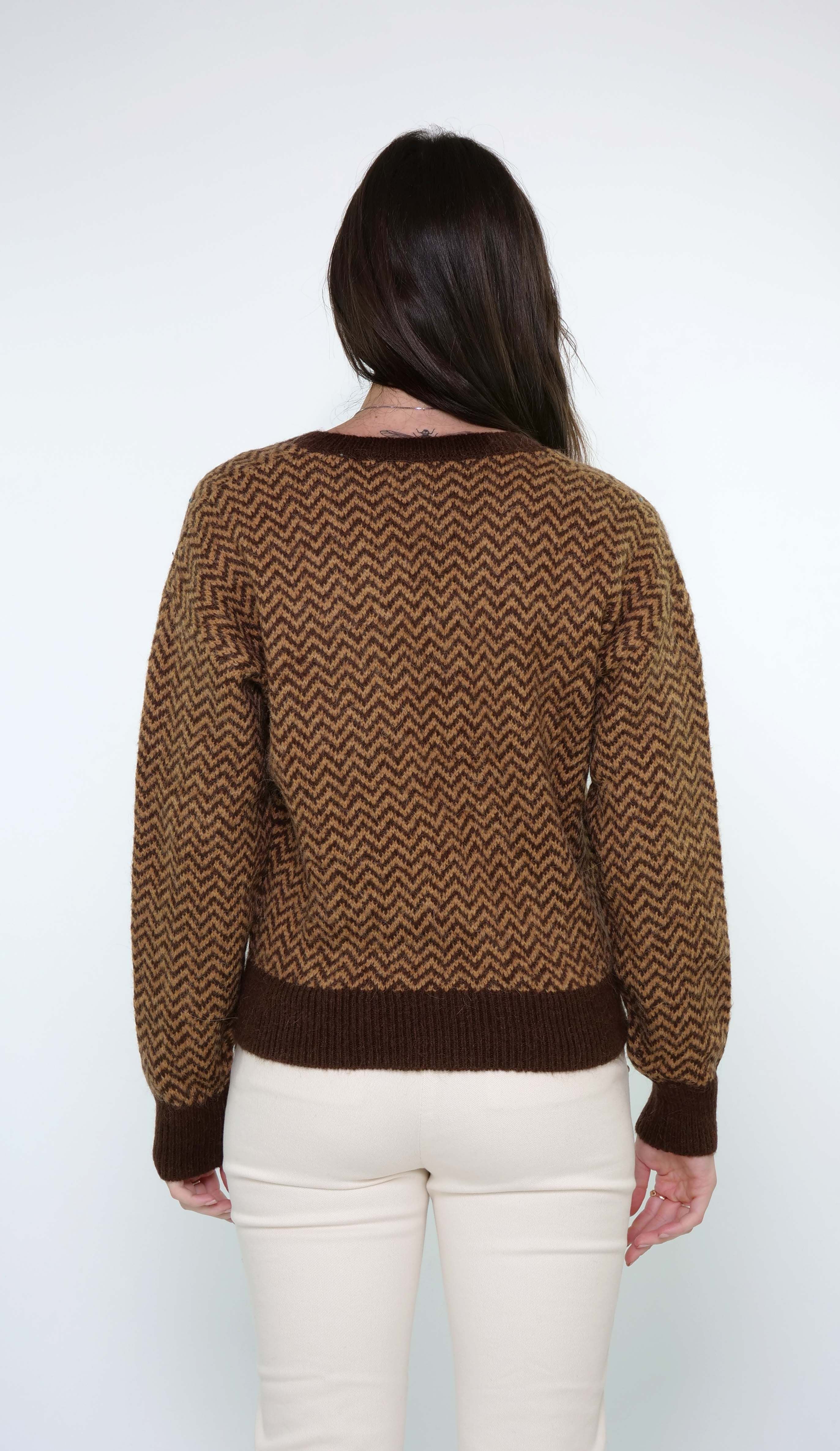 Maglione SAINT BARTH ANNECY SOFT - Herringbone 18 Strass - Sergio Fabbri