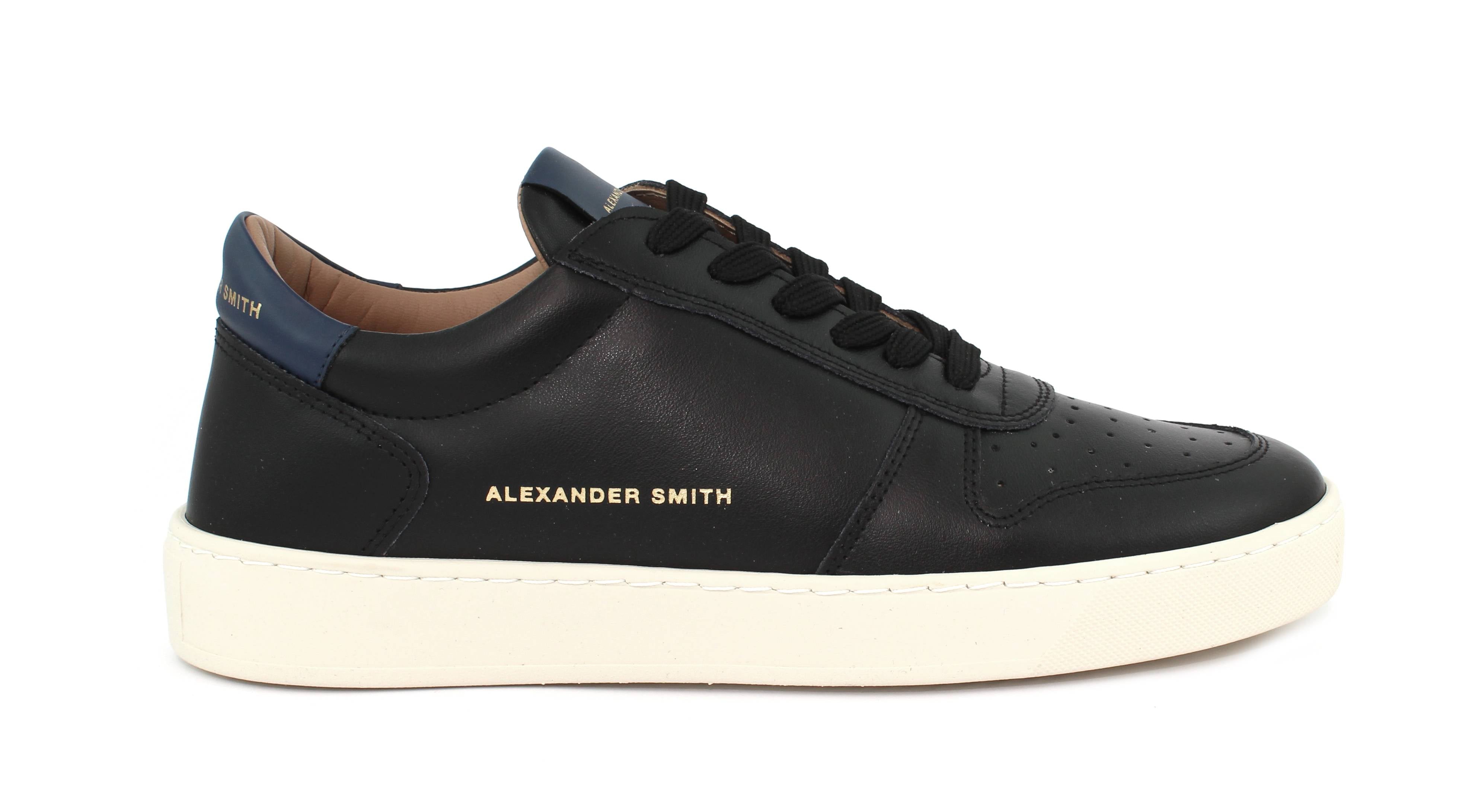 ALEXANDER SMITH CAMBRIDGE BLACK/BLUE sneaker