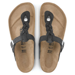 Infradito BIRKENSTOCK GIZEH Oiled Leather 1021349 - Black - Sergio Fabbri