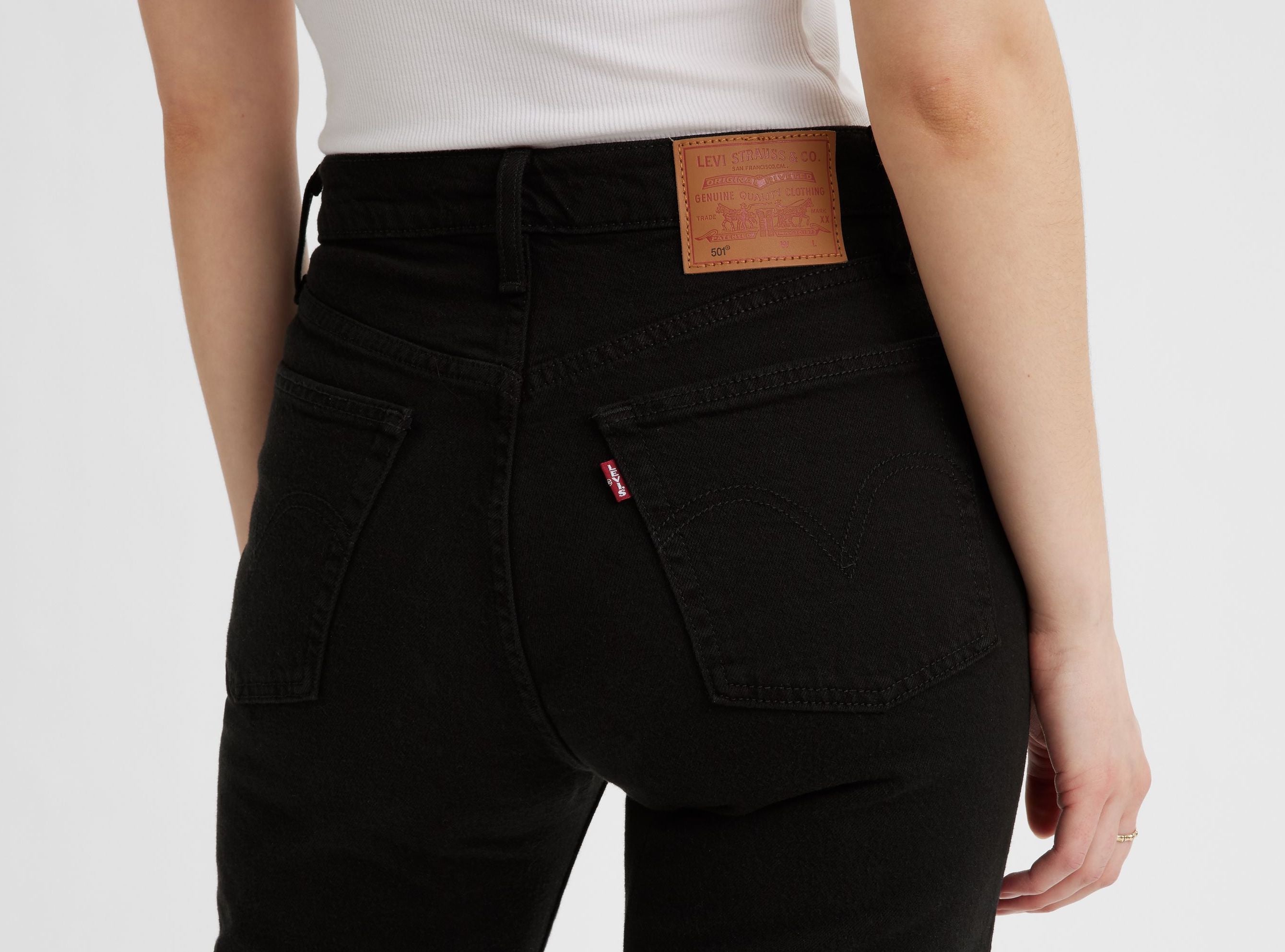 Jeans LEVI'S 501 Crop Black Sprout 36200-0085 - Sergio Fabbri