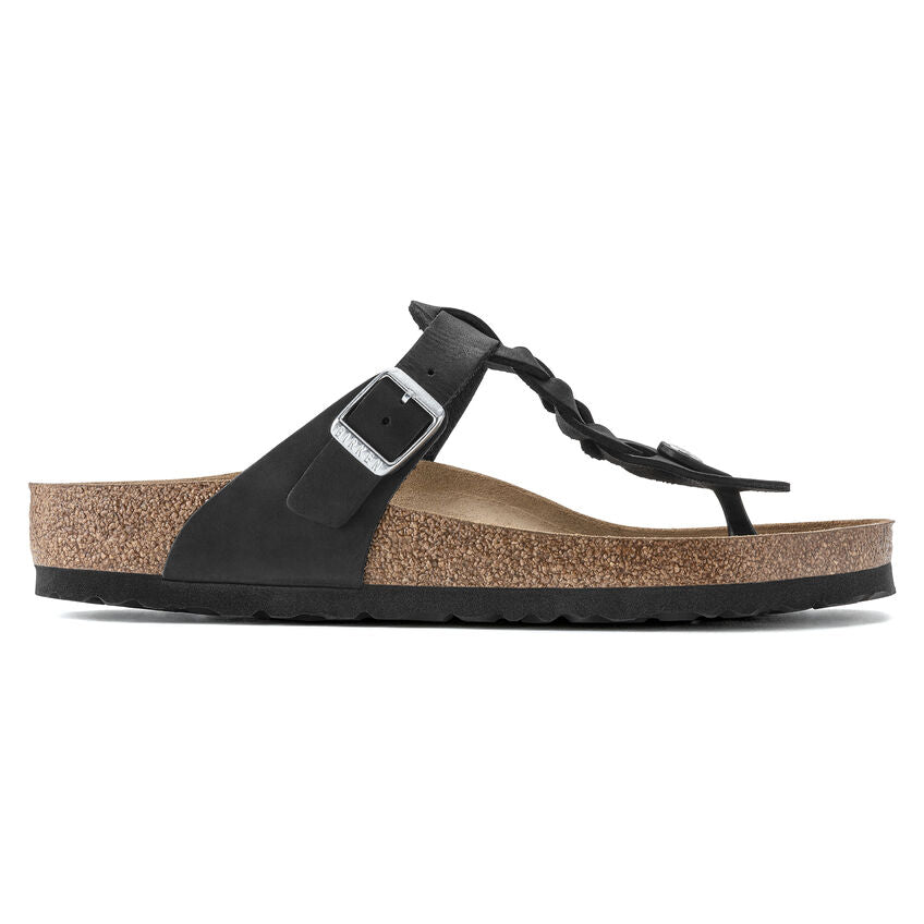Infradito BIRKENSTOCK GIZEH Oiled Leather 1021349 - Black - Sergio Fabbri