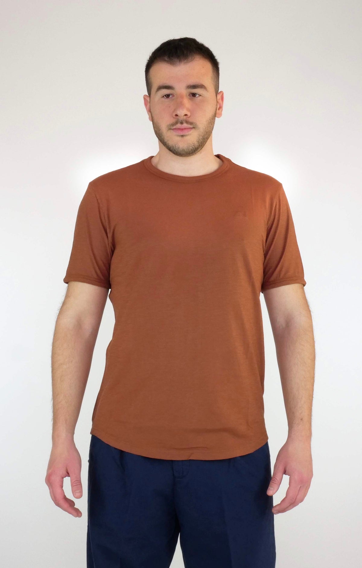 T-shirt SUN 68 T33115 - Testa di moro - Sergio Fabbri