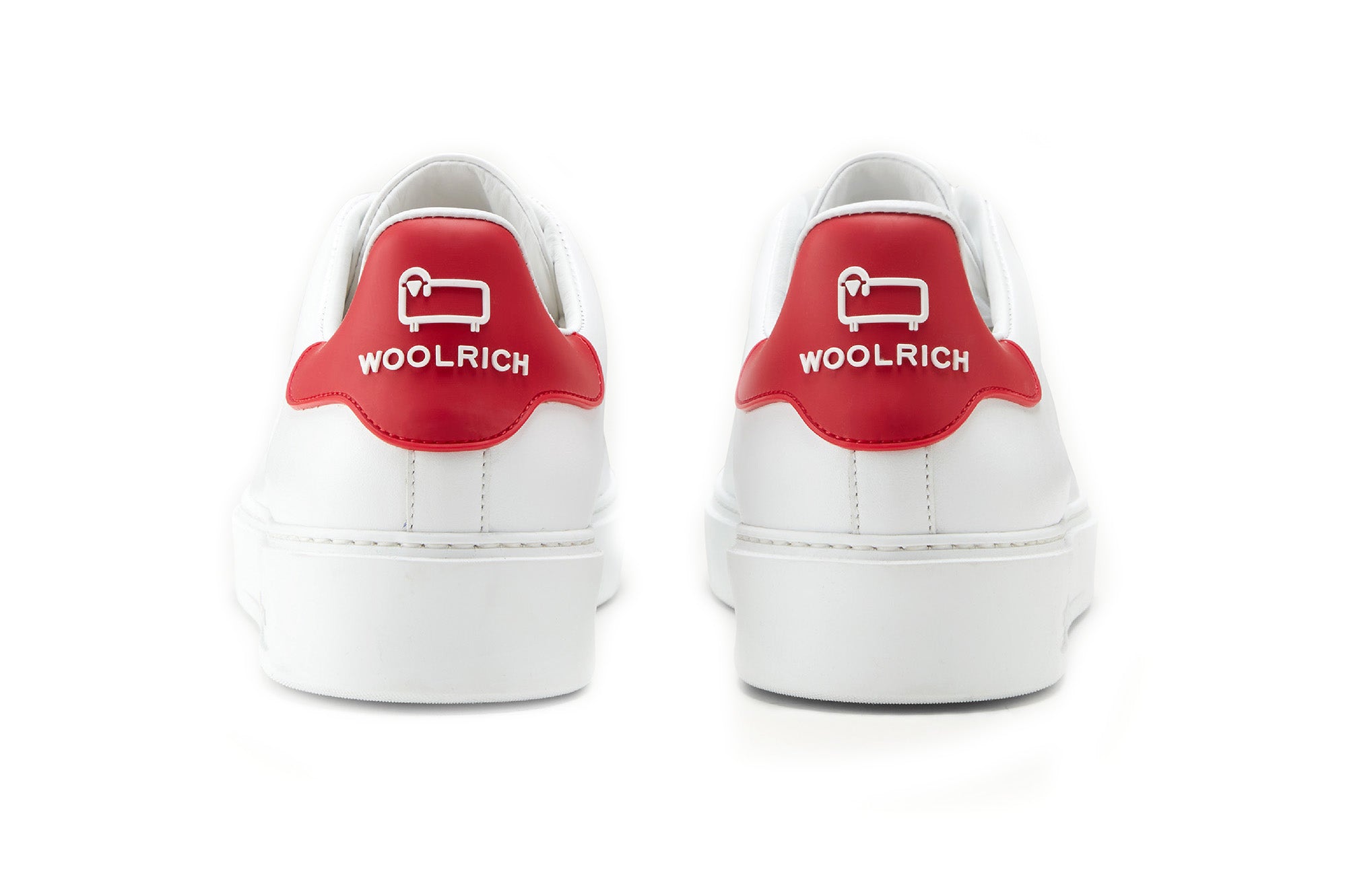 Sneaker WOOLRICH CLASSIC COURT - Bianco/Rosso