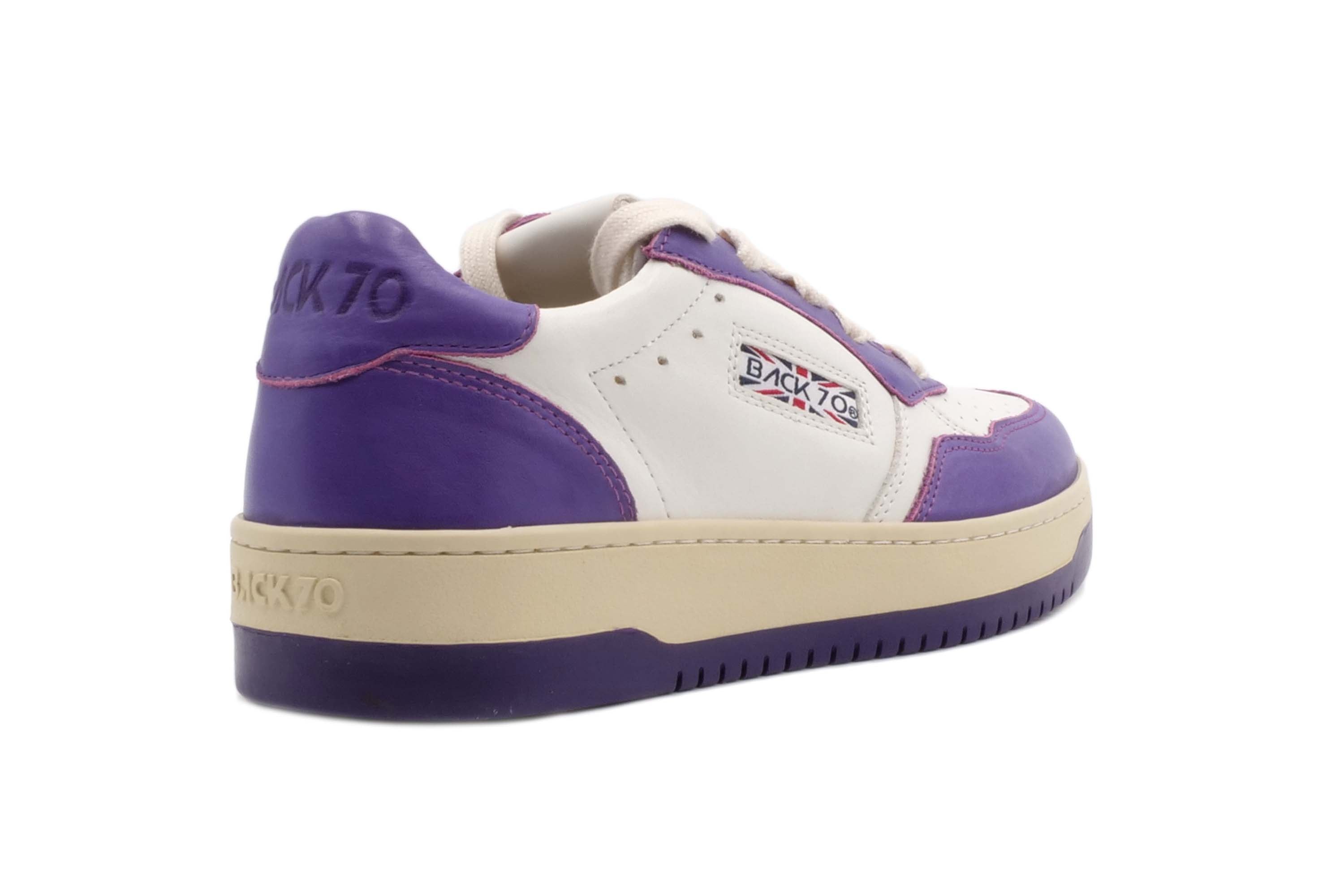 Sneaker BACK 70 SLAM White/Purple - W - Sergio Fabbri