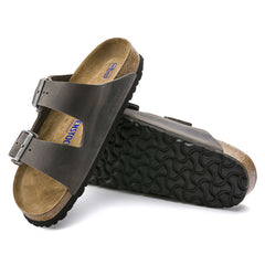 Ciabatta BIRKENSTOCK Arizona Oiled Leather 1013645 - Iron