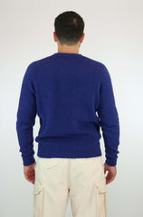 Maglione girocollo SCAGLIONE Seamless Puffed UDB029 - Royal - Sergio Fabbri