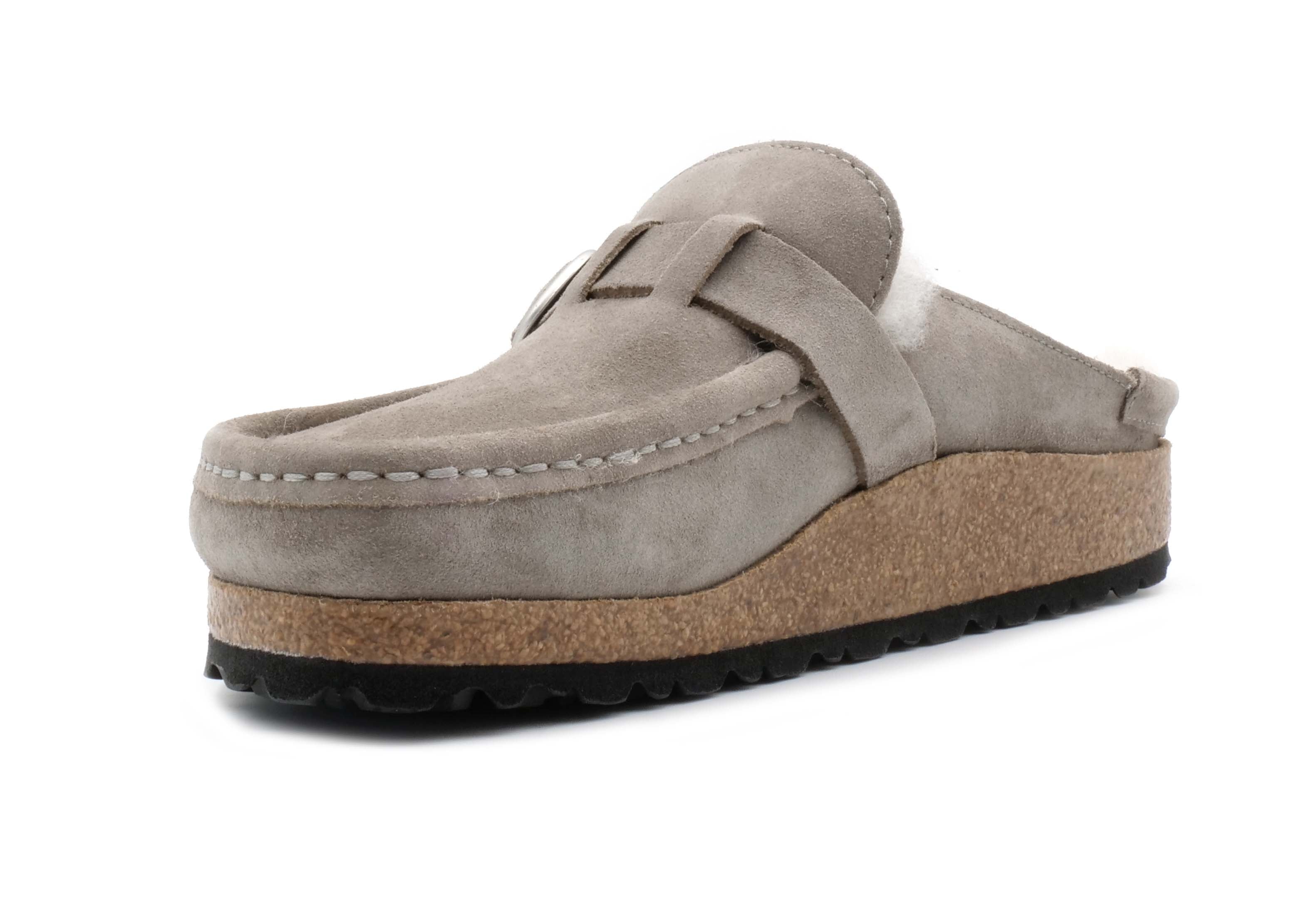 Sabot BIRKENSTOCK BUCKLEY Shearling Stone Coin 1023368 - Sergio Fabbri