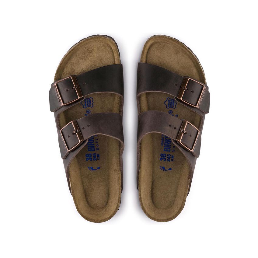 Ciabatta BIRKENSTOCK Arizona Oiled Leather 452763 - Habana - Sergio Fabbri