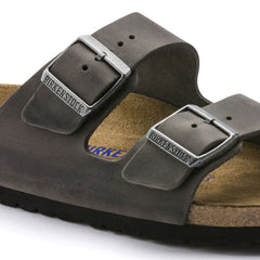 Ciabatta BIRKENSTOCK Arizona Oiled Leather 1013645 - Iron