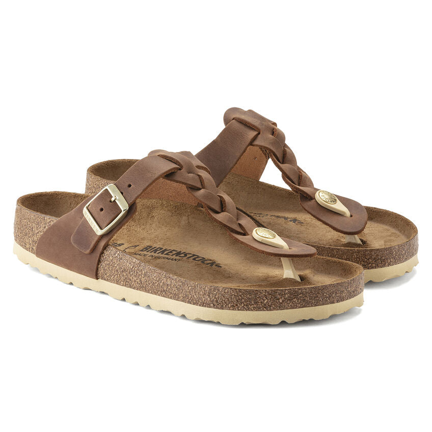 Birkenstock gizeh hotsell oiled leather habana