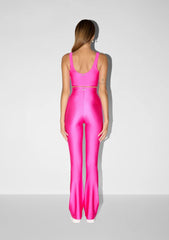 LEGGINGS FLARE FUCSIA F**K C06FX - Sergio Fabbri