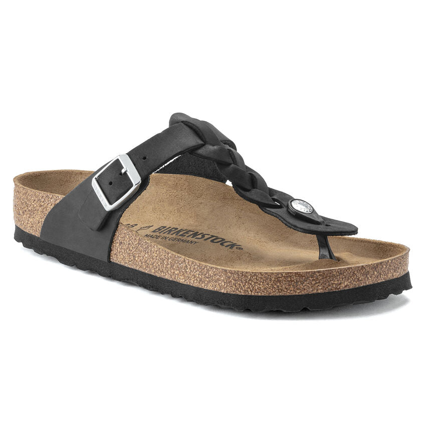 Infradito BIRKENSTOCK GIZEH Oiled Leather 1021349 - Black - Sergio Fabbri