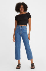Jeans Levis - RIBCAGE STRAIGHT ANKLE 72693-0117 Jazz Pop - Blu - Sergio Fabbri