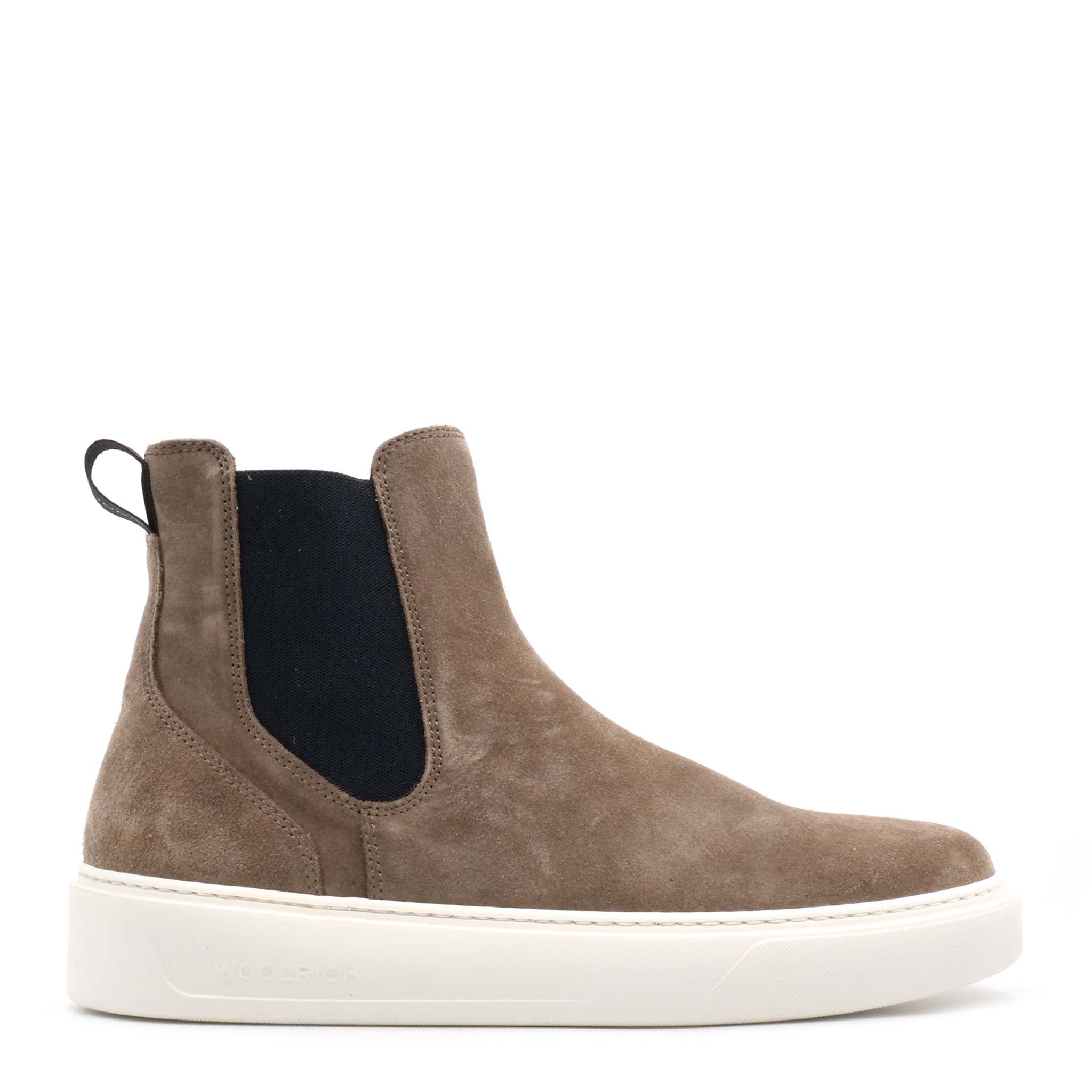 Sneaker WOOLRICH CHELSEA COURT Camoscio - Taupe